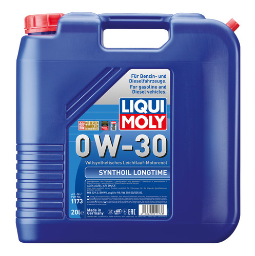 LIQUI MOLY LM1173, óleo Synthoil Longtime 0W30    